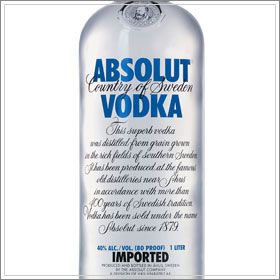 Classic Absolut Vodka