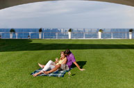 Enjoy a picnic at sea at the Lawn Club.
