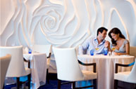 Blu Restaurant, exclusive dining venue for all AquaClass guests.