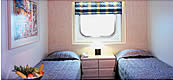 Mercury Stateroom This is similar to the room my partner & I had recently, we simply asked the steward to remake the beds as one. No prob. You?